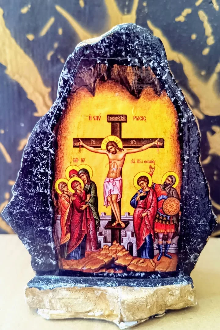 ჯვარცმა მაცხოვრისა ჩვენისა იესო ქრისტესი, ხელნაკეთი ხატი
