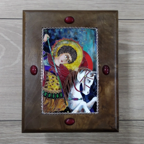 წმ. გიორგი, მინანქარი