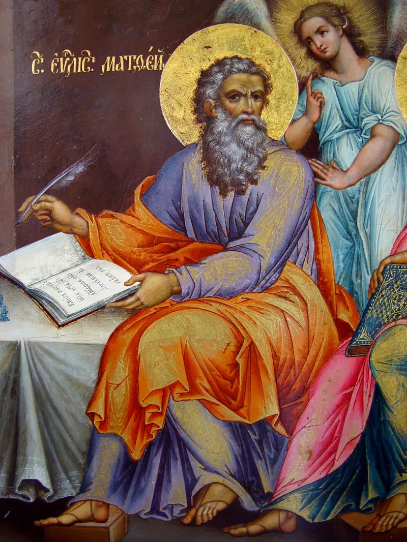 The Holy Apostle and Evangelist Matthew († 60). The Righteous Fulvian, Prince of Ethiopia, in Holy Baptism Matthew (1st c.)