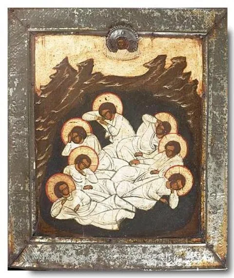 Семь отроков Эфесских: Максимилиан, Ямвлих, Мартиниан, Иоанн, Дионисий, Экзакустодиан (Константин) и Антонин (+ок. 250)