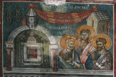Apostles Aristarchus, Pudens and Trophimus (+c. 67)
