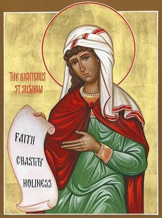 Holy Martyrs Susanna the Virgin and Those with Her: Gaius, Pope of Rome, Gabinius the Presbyter, Claudius, Maximus, Praepedigna, Alexander and Cuthias (+295–296)