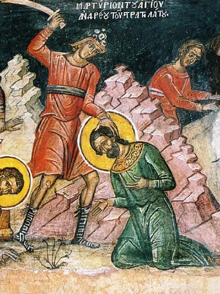 Holy Martyr Andrew Stratelates and the Two Thousand Five Hundred and Ninety-three Martyrs with Him (+c. 302)
