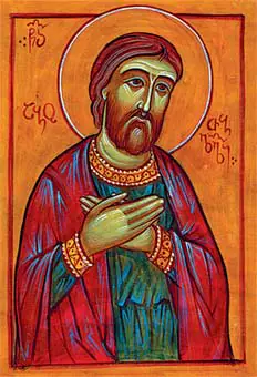 Icon: Holy Martyr Abo of Tbilisi (formerly an Arab), martyred in Tbilisi (+786)