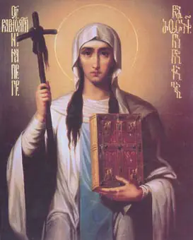Icon: Our Holy Mother Nino, Equal to the Apostles, Enlightener of the Georgians (IV)