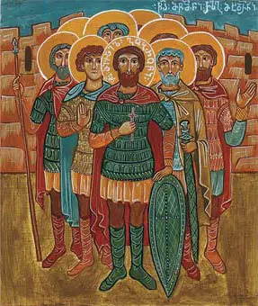 Great Martyr Michael, Called Gobron, and His 133 Warriors (+914)