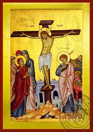 The Crucifixion - Byzantine Icon
