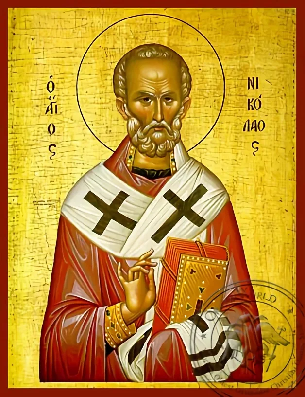 Saint Nicholas - Hand-Painted Icon