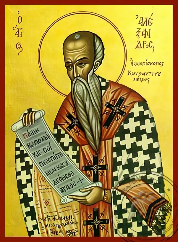 Saint Alexander of Constantinople - Hand-Painted Icon