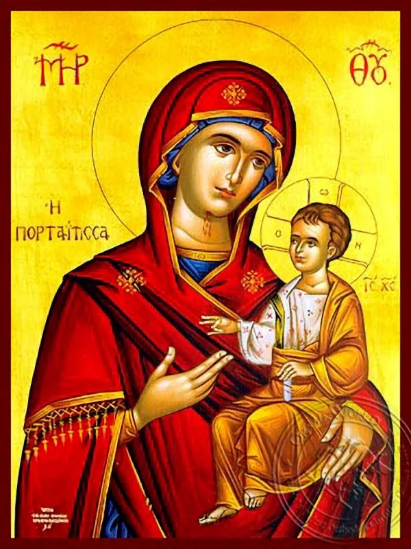 ღვთისმშობელი ყრმით, ოდიგიტრია, კარიბჭისა (კარიბჭე), ივერონი, ხელნაწერი ხატი