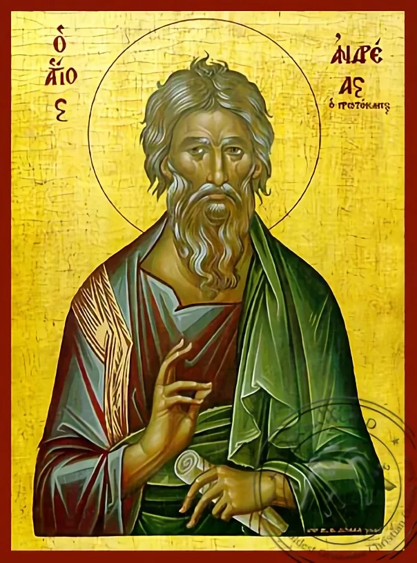 წმინდა მოციქული ანდრია, პირველწოდებული, ხელნაწერი ხატი