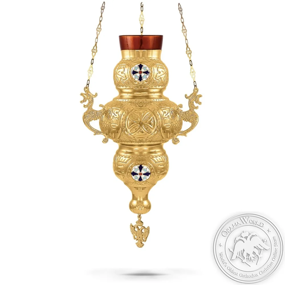 Hanging Oil Candle No4 Enamel Corfu