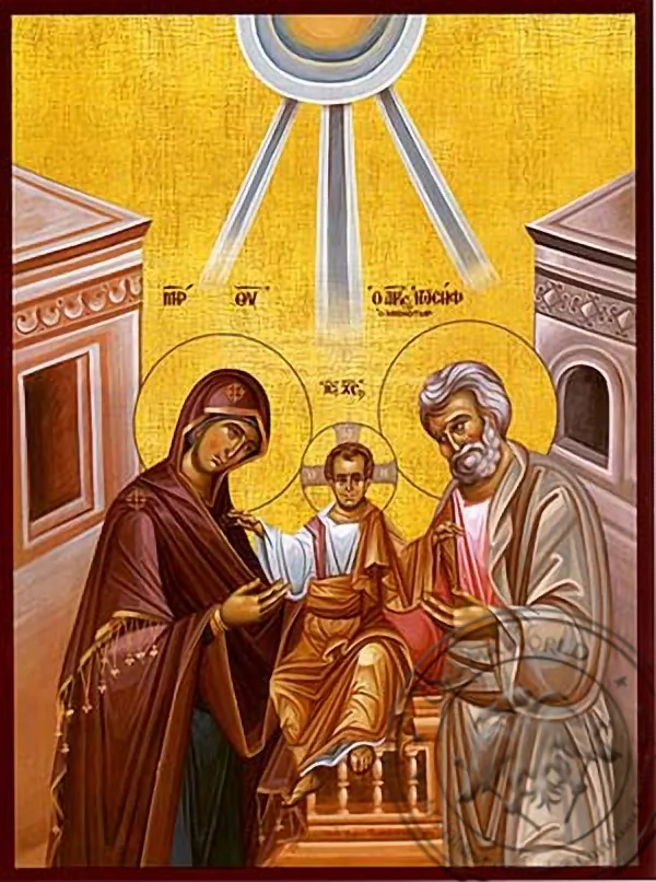 Holy Family - Hand Painted Icon