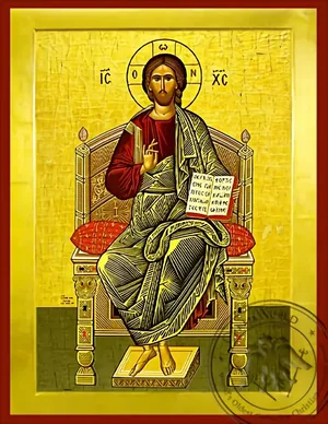 Enthroned - Byzantine Icon
