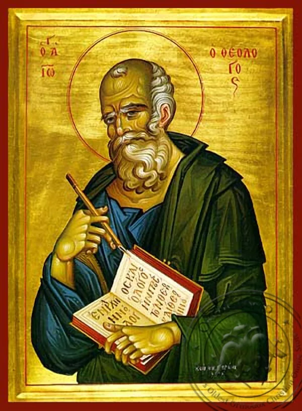 Apostle and Evangelist Saint John the Theologian - Hand Painted Icon