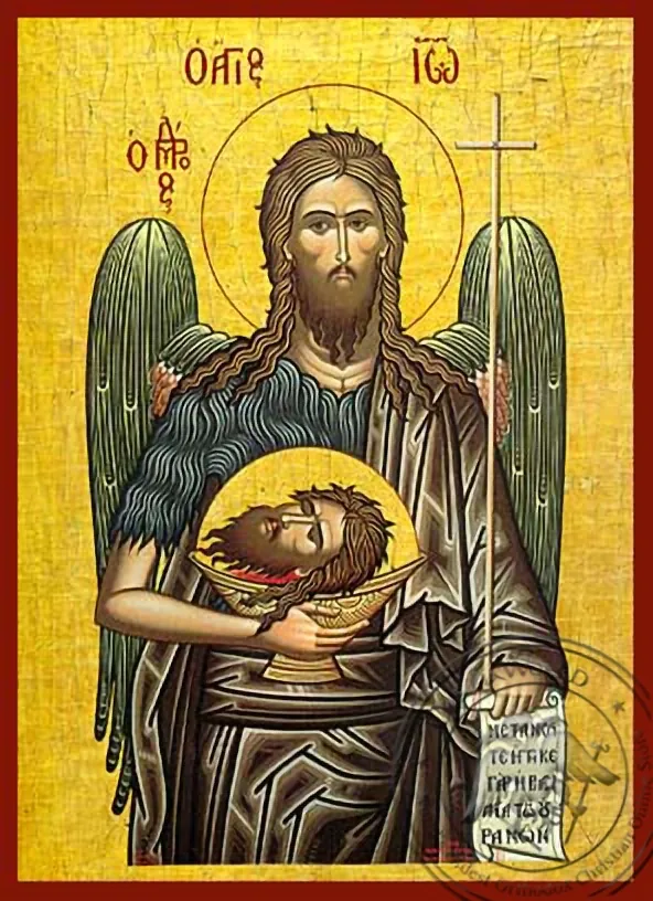 Saint John the Baptist - Hand-Painted Icon
