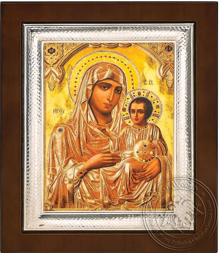 Our Lady of Jerusalem - Silver Icon