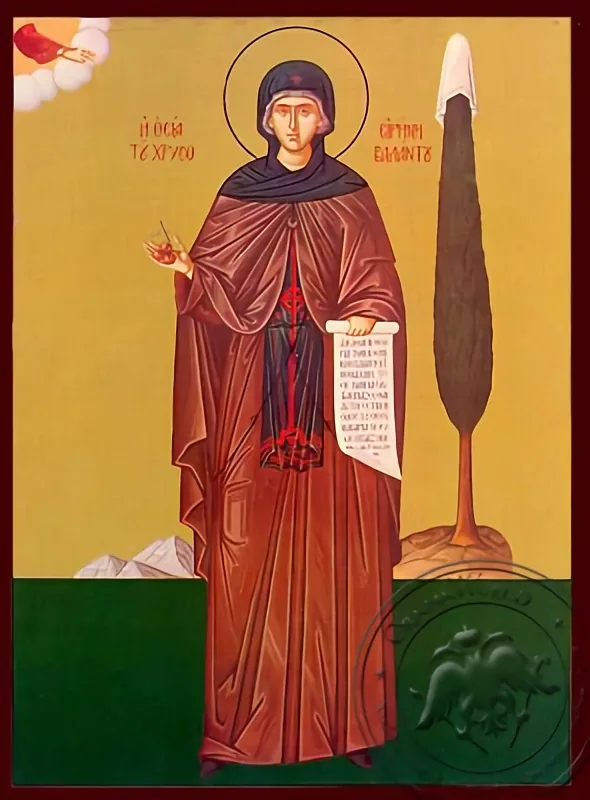 Святая Ирина Хрисовалантская, назаретская икона