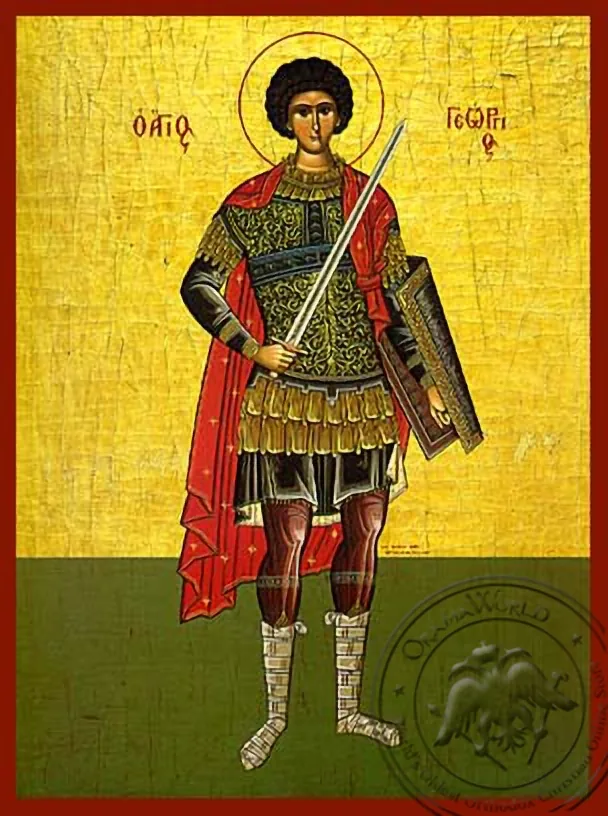 Saint George the Great Martyr, Full Body - Hand Painted Icon