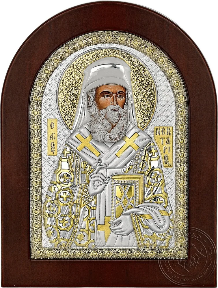 წმინდა ნექტარიოსი, ვერცხლის ხატი