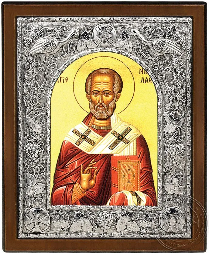 წმინდა ნიკოლოზი, ვერცხლის ხატი