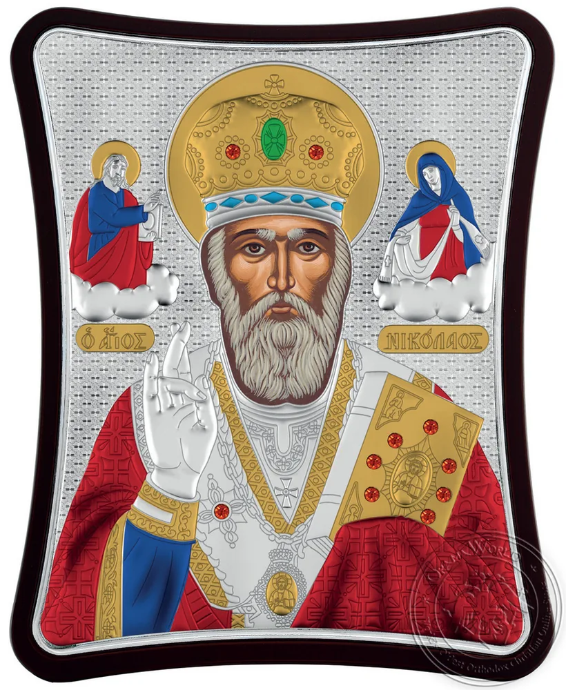 წმინდა ნიკოლოზი, ვერცხლისფერი ხატი
