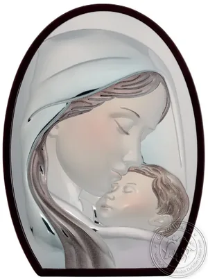 ყოვლადწმინდა ღვთისმშობელი მაცხოვრით, ვერცხლისფერი ხატი