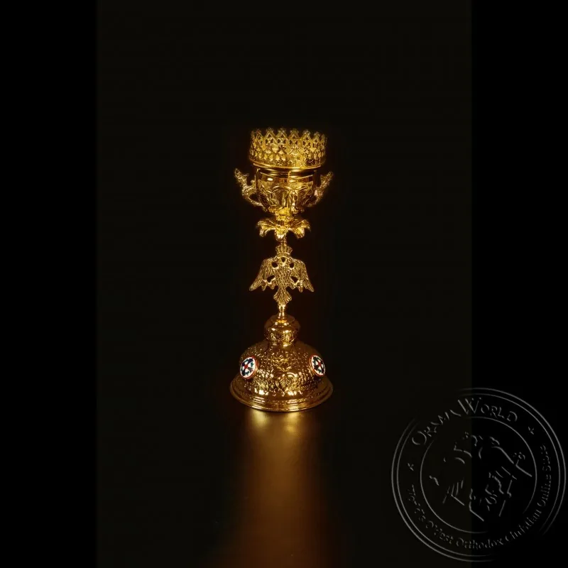 Церковная лампада с эмалью, 1007-03