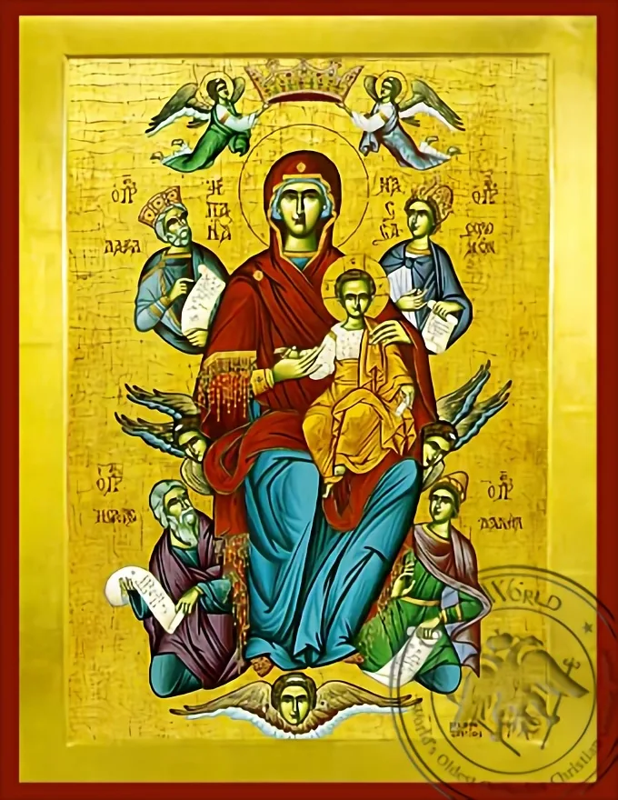 ღვთისმშობელი " ყოვლადმეუფე ", ბიზანტიური ხატი