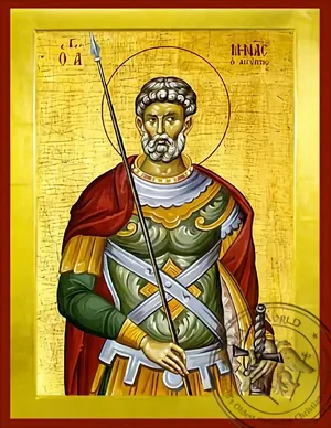 Saint Menas - Byzantine Icon