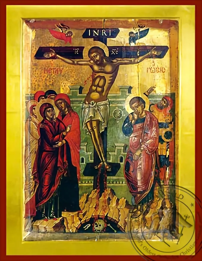 ჯვარცმა, ბიზანტიური ხატი