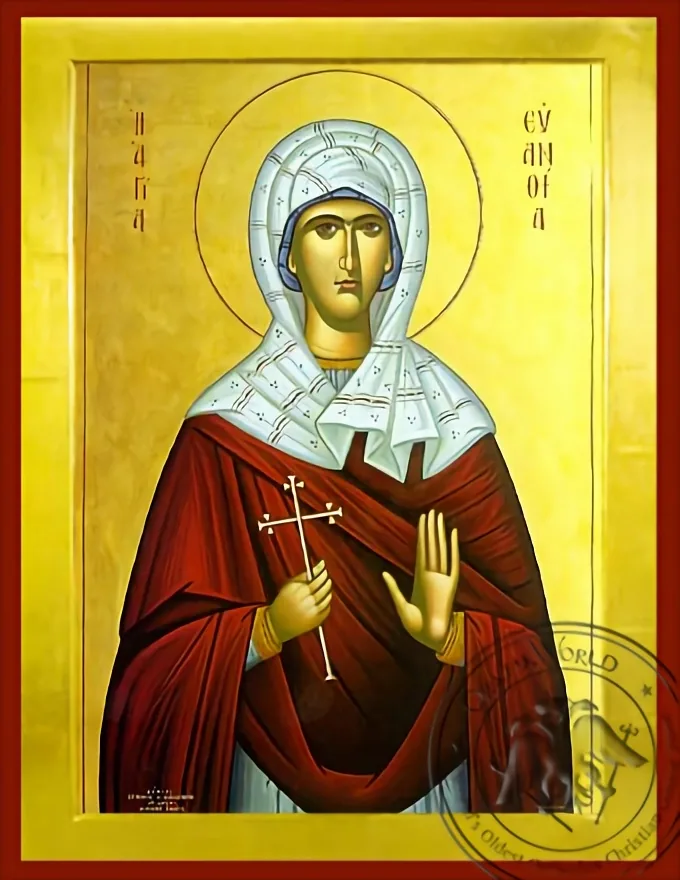 Saint Euanthia - Byzantine Icon
