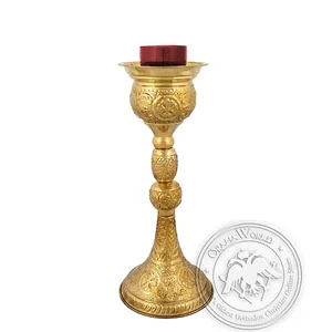 Byzantine Brass Home Oil Lamp - H149