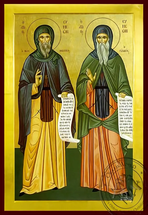 წმინდა სვიმეონი ღვთისმეტყველი, ბიზანტიური ხატი
