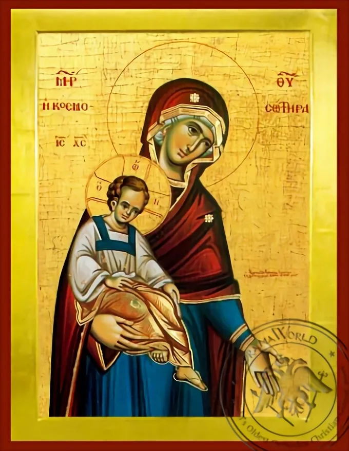 ღვთისმშობელი სოფლის მაცხოვარი, ბიზანტიური ხატი