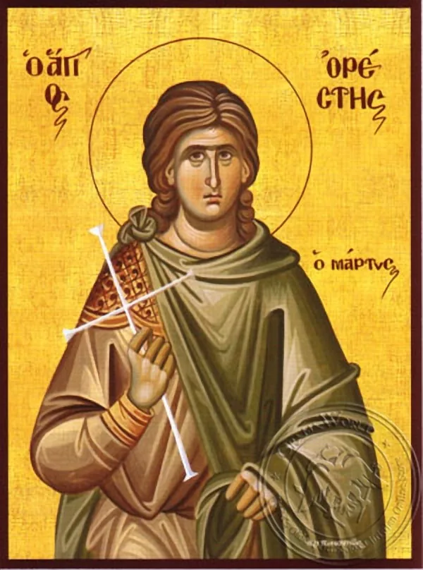 Saint Orestes, Martyr, of Cappadocia - Hand Painted Icon