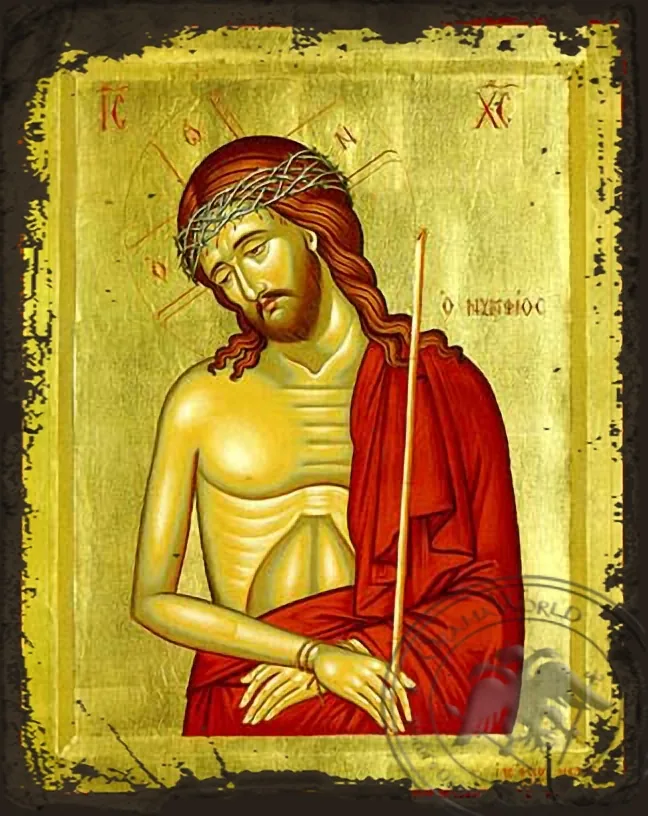 Жених, византийская икона под старину