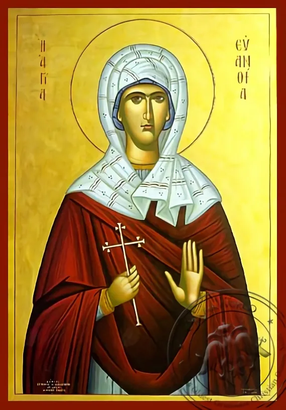 Saint Euanthia - Hand-Painted Icon