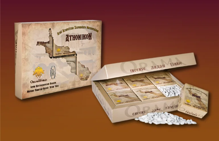 ATHONIKON Premium Boxset 6x100gr - Mount Athos Frankincense