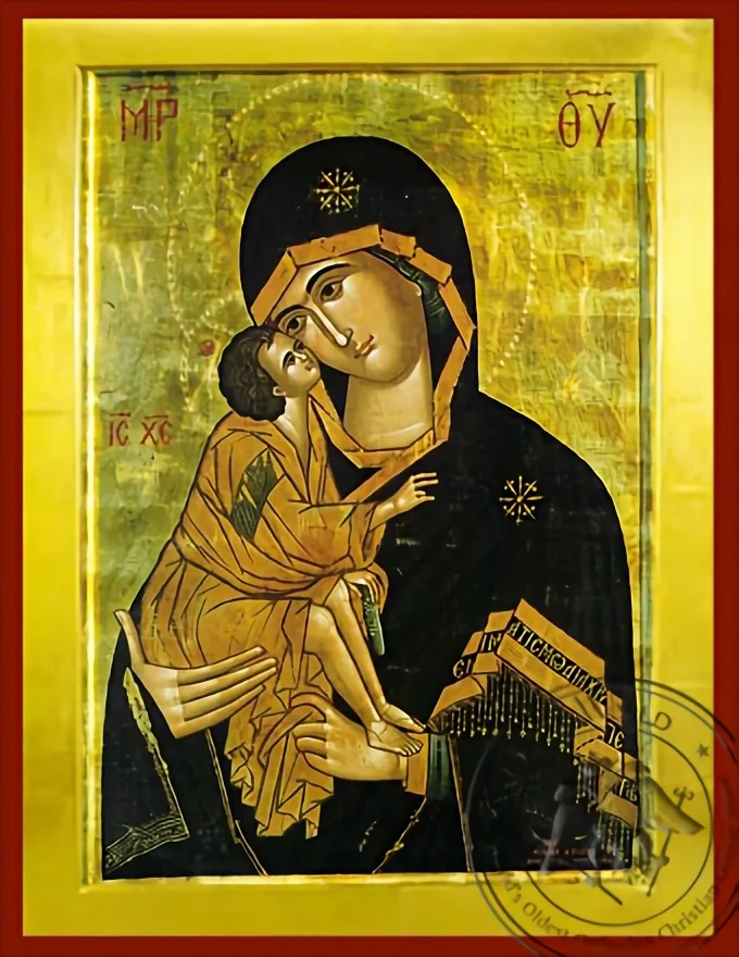 ღვთისმშობელი ყრმით, ტკბილად ამბორისმყოფელი, დონის, ბიზანტიური ხატი
