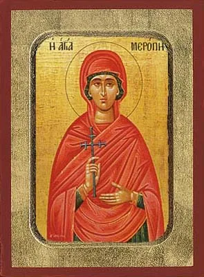 წმინდა მეროპია, ბიზანტიური ხატი