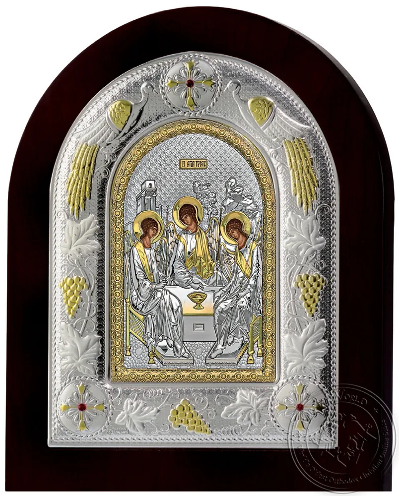 The Holy Trinity - Silver Icon