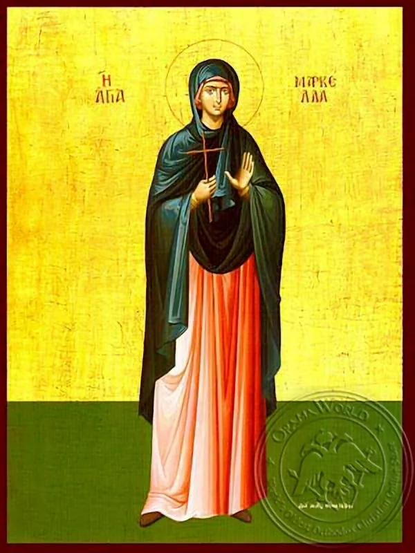 Saint Marcella, Martyr, of Chios, Greece, Full Body - Hand Painted Icon