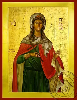 Saint Kyriake - Byzantine Icon