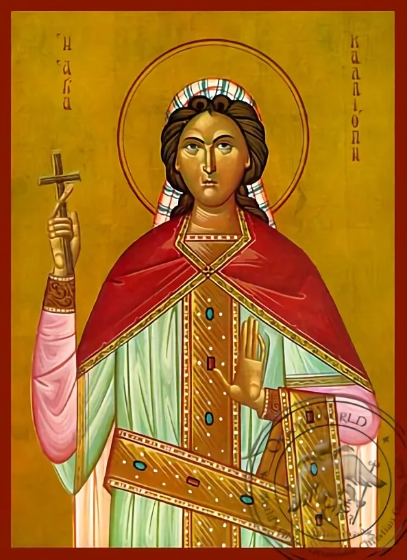წმინდა კალიოპე, ხელნაწერი ხატი