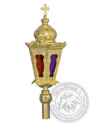 Byzantine Lantern Press B Gold Plated