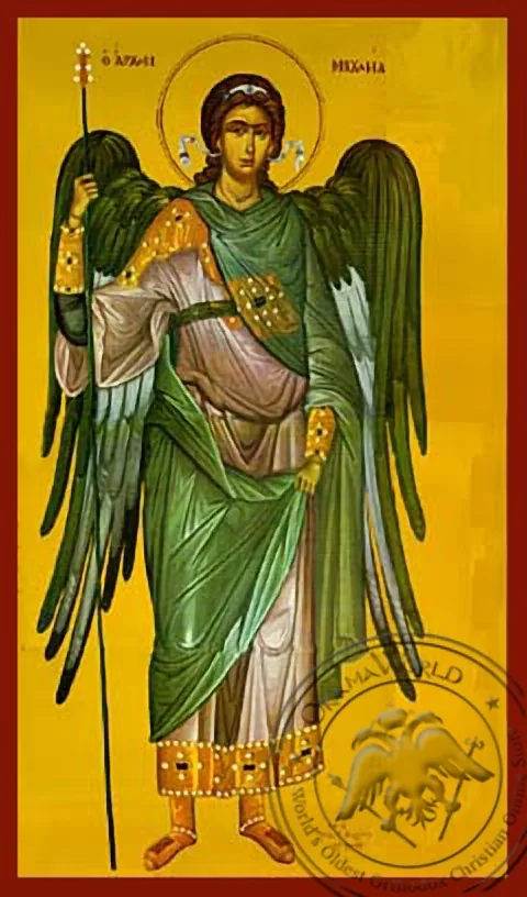 Archangel Michael, Full Body - Hand Painted Icon