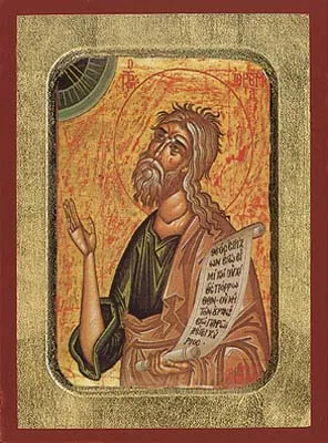 Jeremiah The Prophet - Aged Byzantine Icon