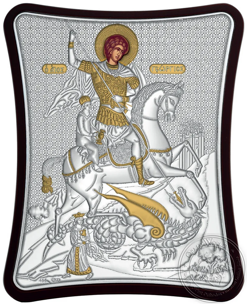 Saint George - Silver Icon