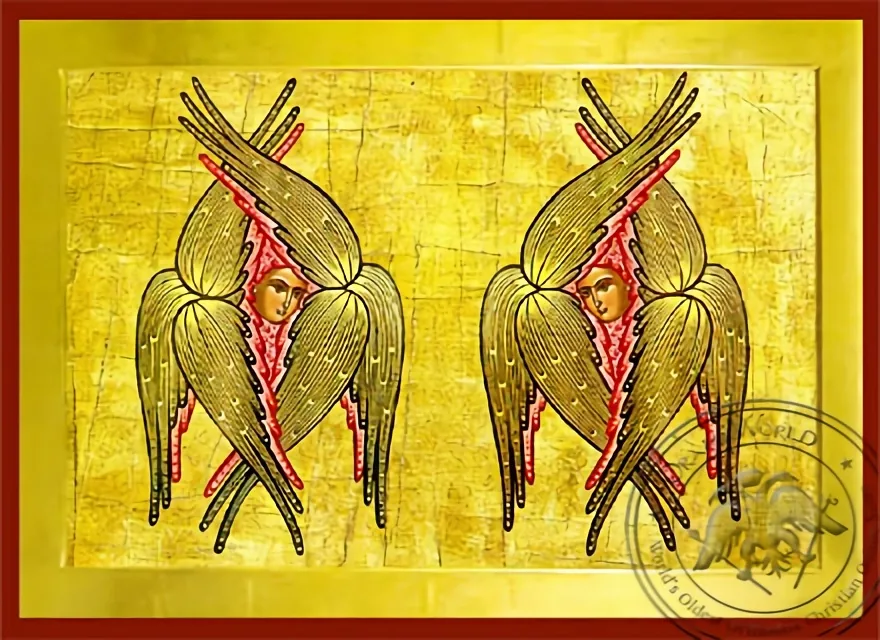 Six-Winged Seraphs - Byzantine Icon